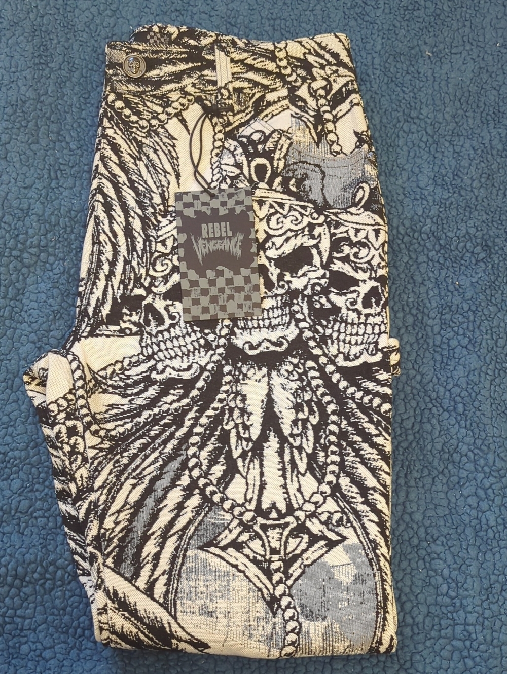 Rebel Vengeance Tapestry Cargo Pants